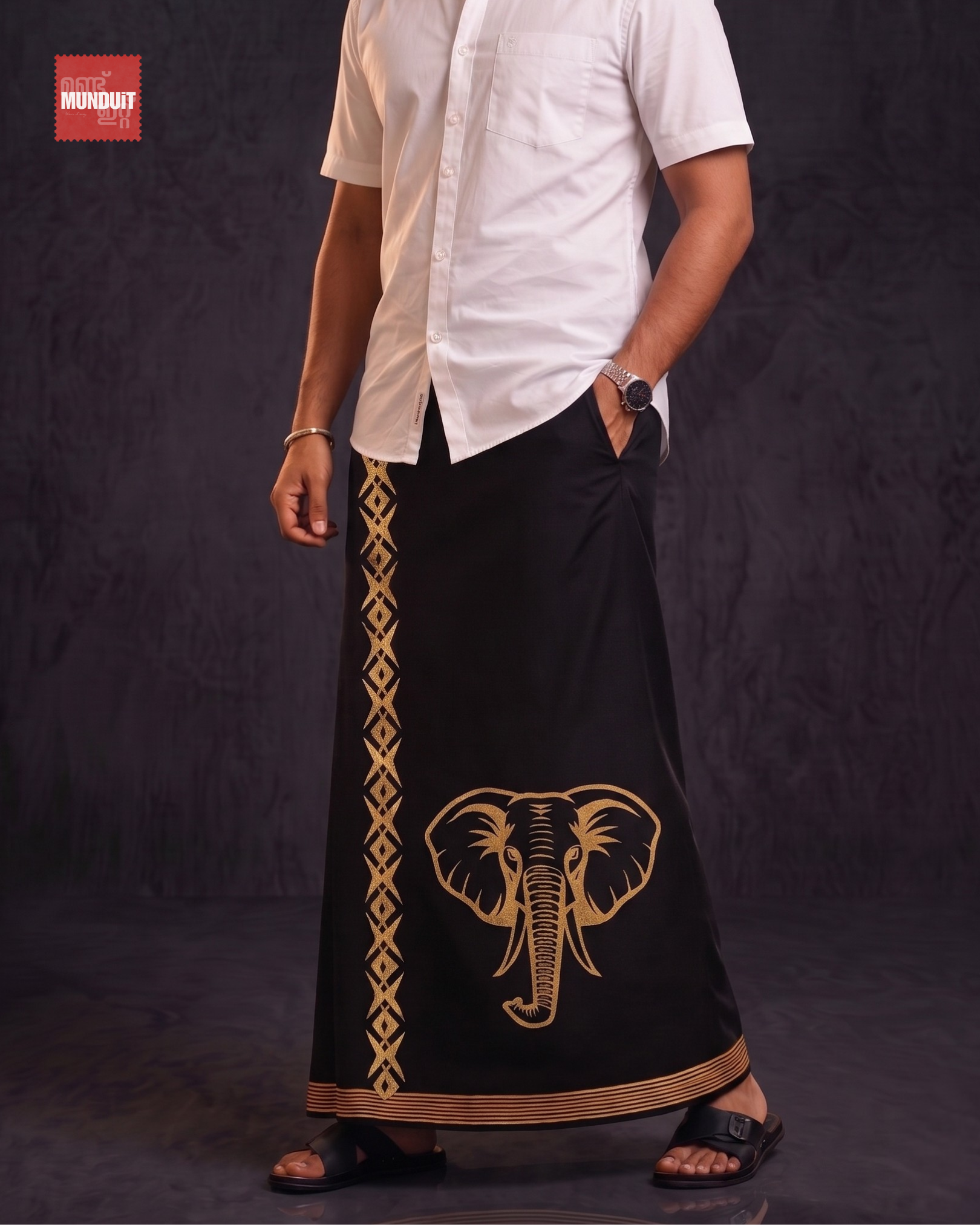 Black and Gold Elephant Edition