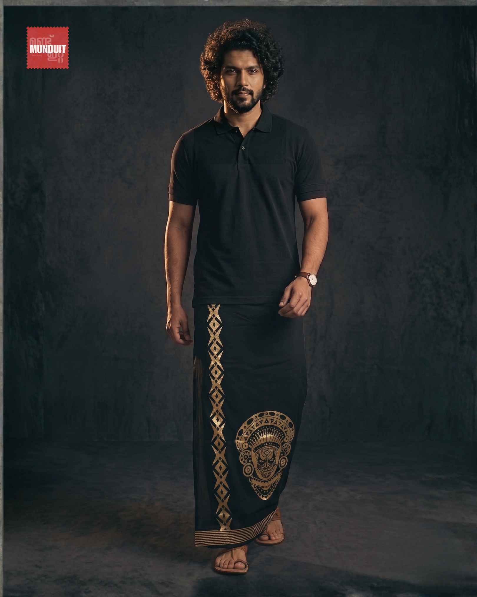 Black and Gold Theyyam Edition