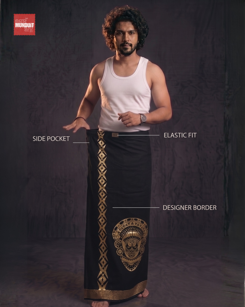Black and Gold Theyyam Edition