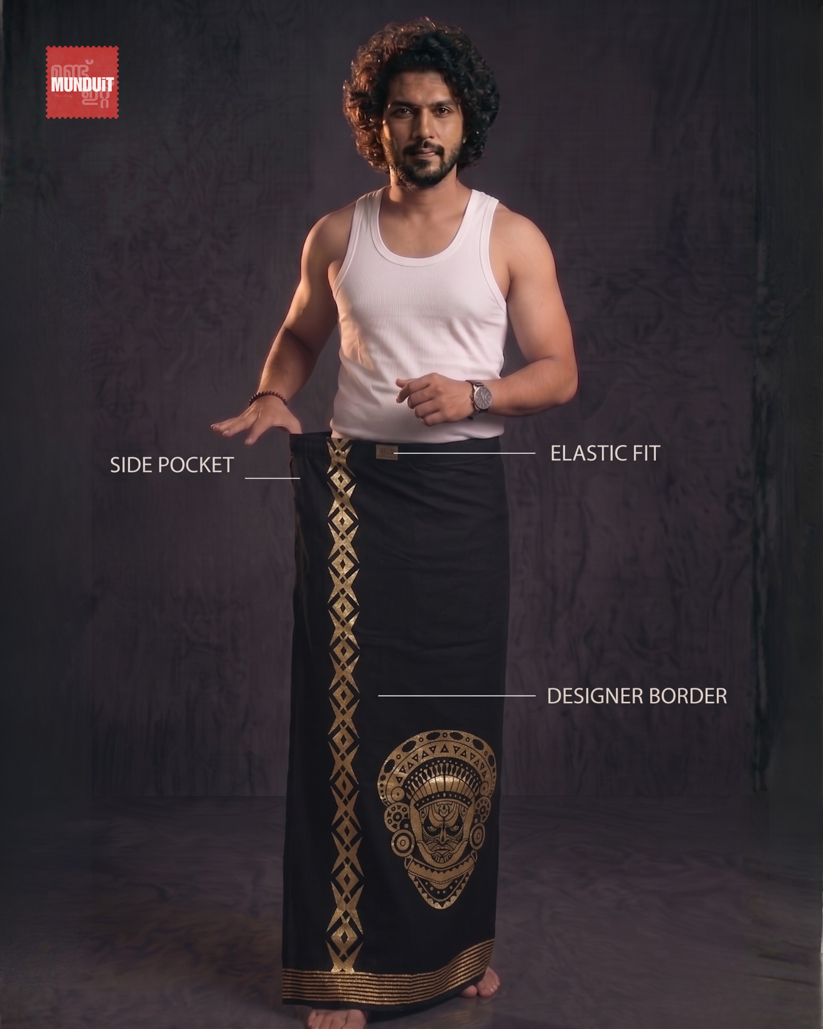 Black and Gold Theyyam Edition